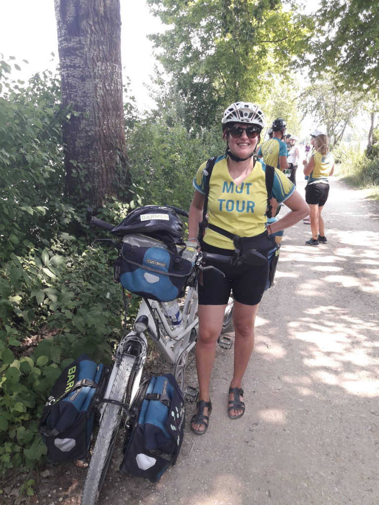 MUT-TOUR Teilnehmerin neben Tandem