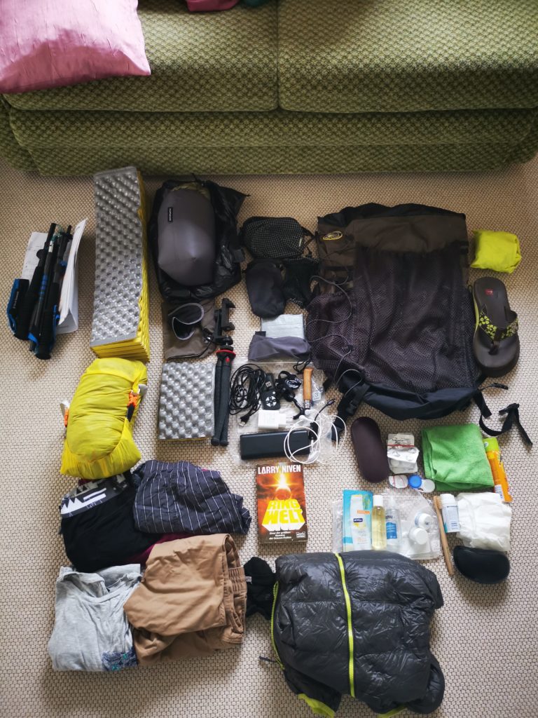 qrf_soft Mein Reisegepäck auf das Mindeste reduziert
