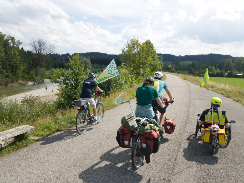 per Tandem und Fahrrad für mehr Offenheit im Umgang mit Depression