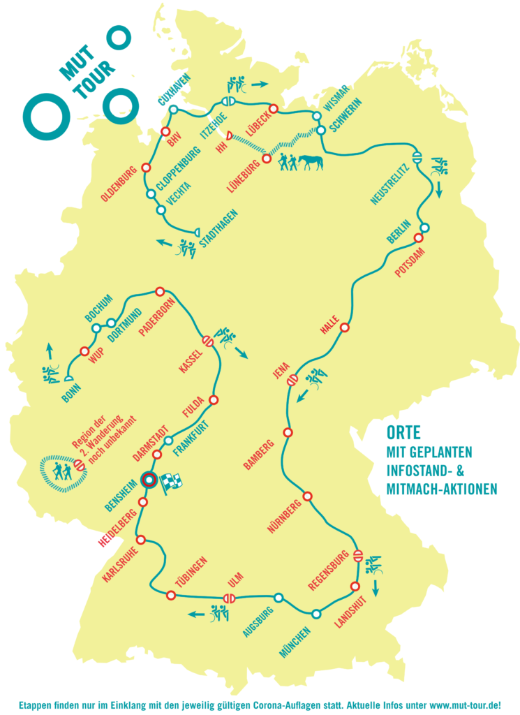 MT_21_D-Karte_Mfa Deutschlandroute der MUT-TOUR für mehr Offenheit im Umgang mit Depression