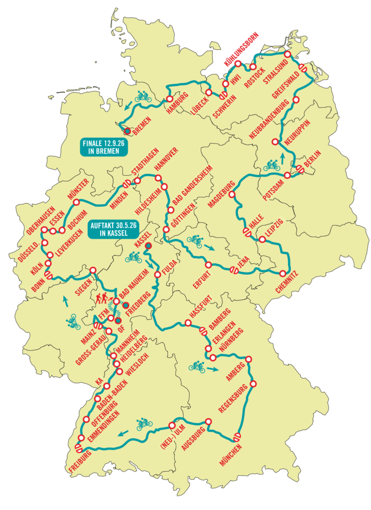 Streckenkarte 2026